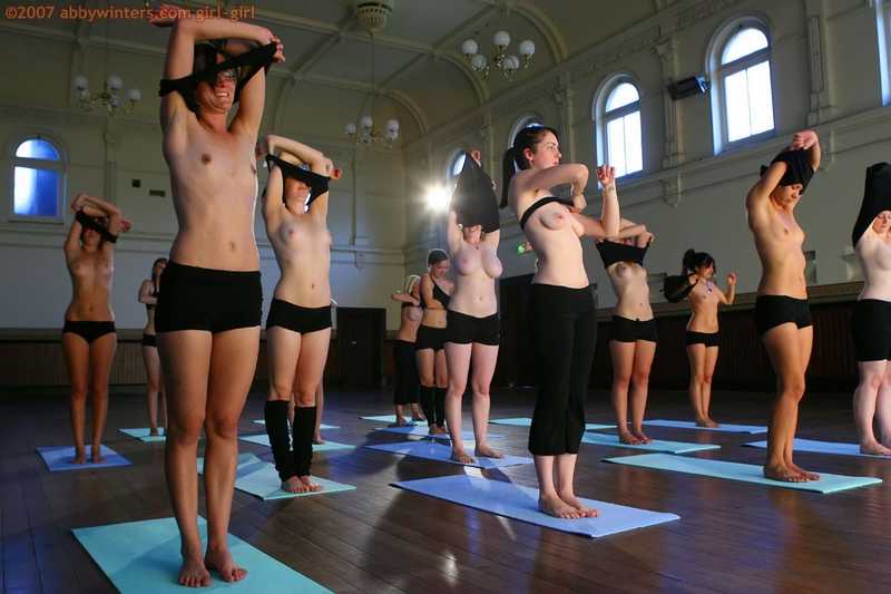 Abbywinters Naked Girls Yoga