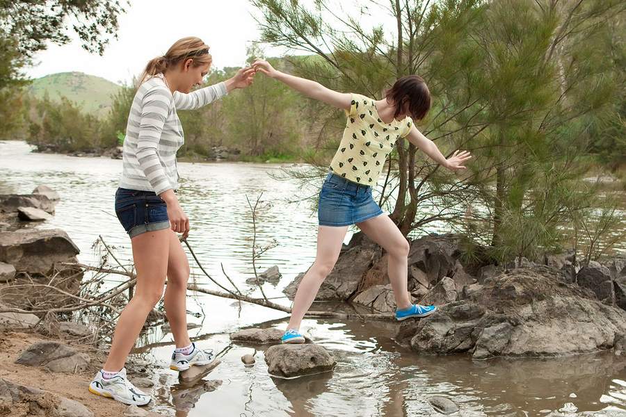 Girl on Girl Fun Outdoors
